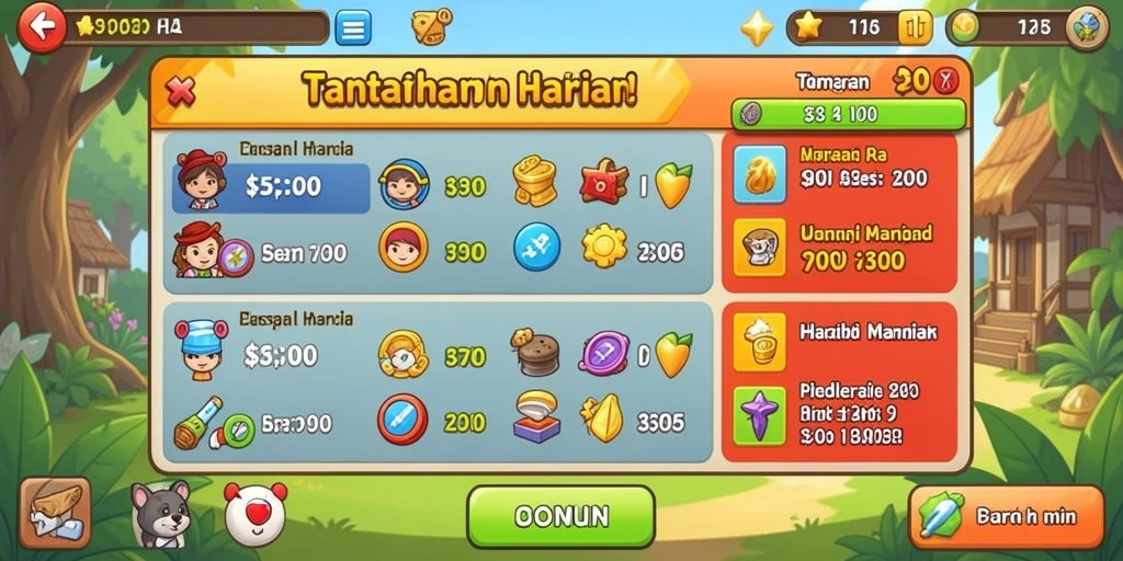 Level menantang yang membuat ketagihan.